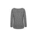 Stillshirt 1/1 Arm grau meliert M