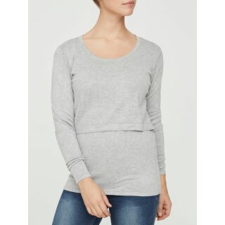 MLALEXANDRA knit top light grey Pullover