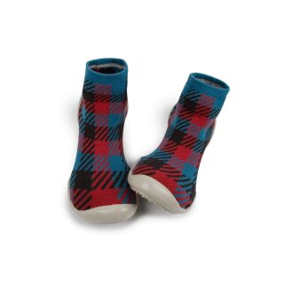 chaussons tartan